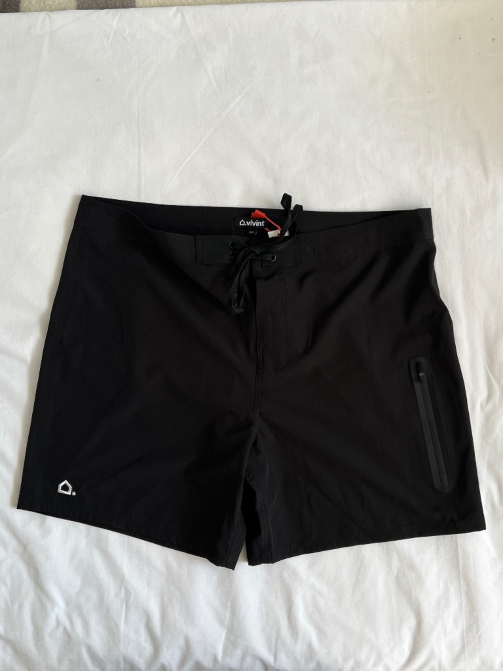 Vivint Mens Shorts Black Size XXL Lace Tie Front New NWT